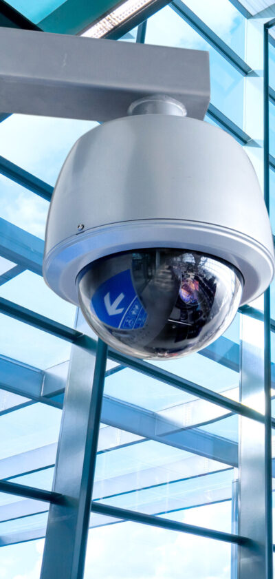 Security Camera, CCTV on location, airport