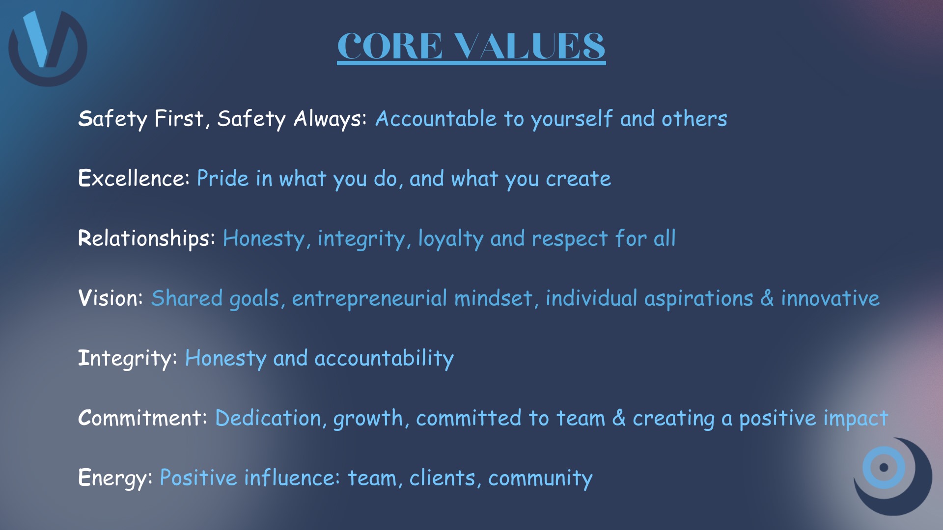 ASI Security Core Values